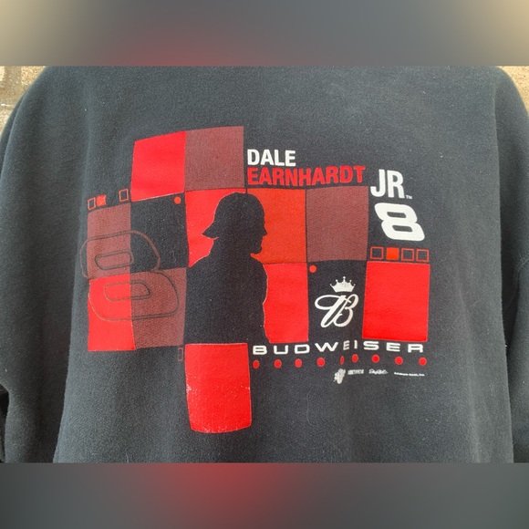 Vintage 1990s Dale Earnhardt Jr. Racing Sweatshirt Crewneck - Picture 2 of 3
